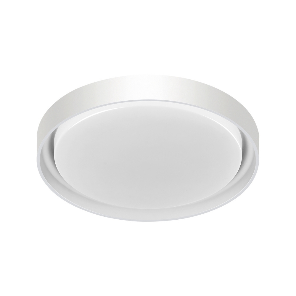 PLAFON LED SIENA 30W 3000K 4000K 6000K 2300LM D41CM BRANCO BRANCO - HEVVY