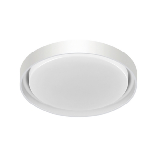 PLAFON LED SIENA 30W 3000K 4000K 6000K 2300LM D41CM BRANCO BRANCO - HEVVY