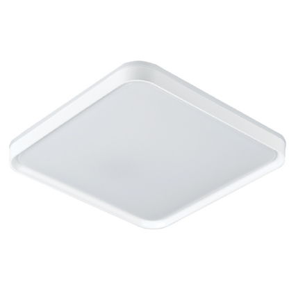 PLAFON LED TORONTO 36W AJUSTAVEL 3000K 4000K 6000K 2650LM BRANCO 40CM QUADRADO - HEVVY