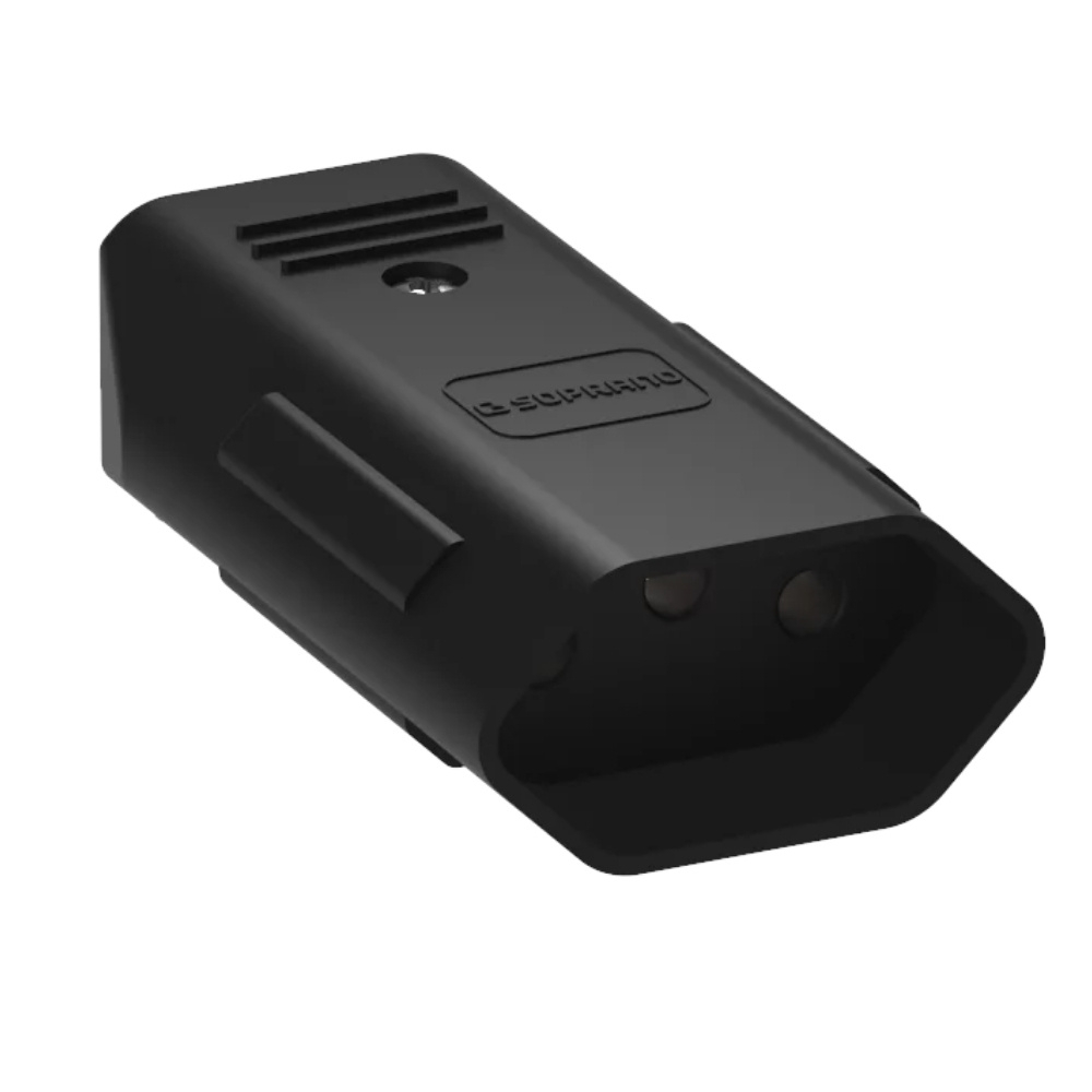 PLUG FEMEA 2 POLOS + TERRA 10A 250V PRETO - SOPRANO