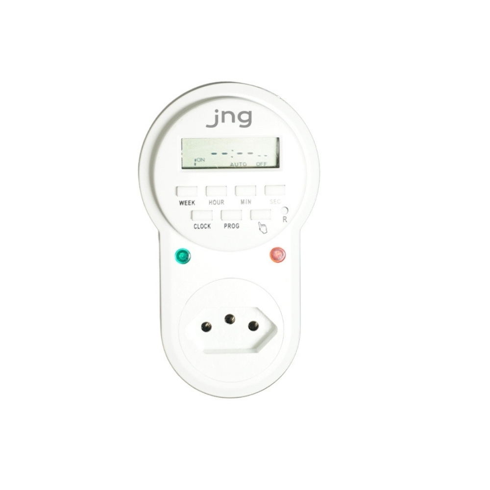 PROGRAMADOR HORARIO DIGITAL BIVOLT PARA TOMADA - JNG
