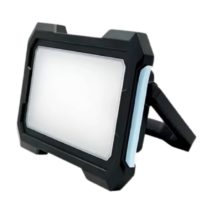 PROJETOR LED 10W BIVOLT LUZ BRANCA 6500K HARLEM PRETO RECARREGAVEL - TASCHIBRA