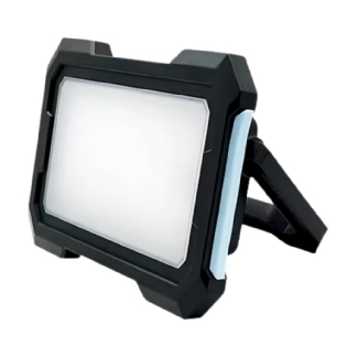 PROJETOR LED 10W BIVOLT LUZ BRANCA 6500K HARLEM PRETO RECARREGAVEL - TASCHIBRA