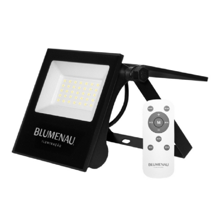 PROJETOR LED 30W BIVOLT LUZ BRANCA 6500K 500LM IP65 SOLAR PLAY - BLUMENAU
