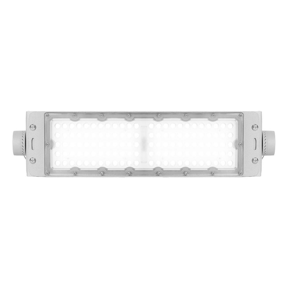 PROJETOR LED 100W BIVOLT LUZ AMARELA 3000K 18500LM CINZA IP66 BPM - BLUMENAU