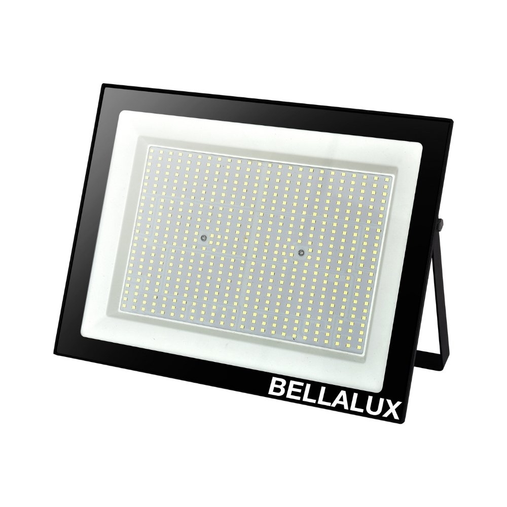 PROJETOR LED 400W BIVOLT LUZ BRANCA 6500K 32000LM PRETO G6 IP65 - BELLALUX