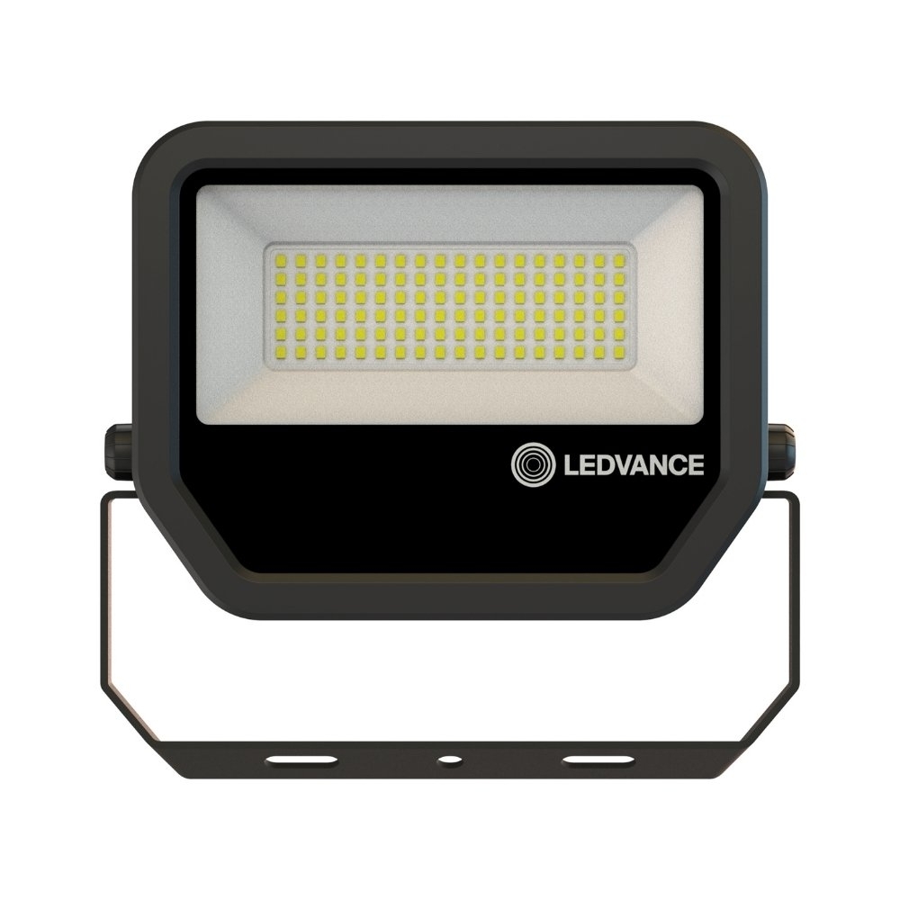 PROJETOR LED 43W BIVOLT LUZ AMARELA 3000K 5375LM PRETO IP65 - LEDVANCE
