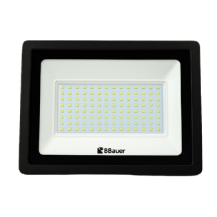 Projetor Led Slim 200W Bivolt Luz Branca IP66 16000 Lumens - BBauer
