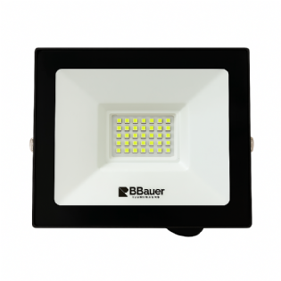 PROJETOR LED SLIM 50W BIVOLT LUZ BRANCA 6500K 4500LM IP66 - BBAUER