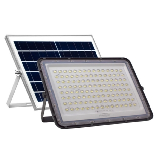 PROJETOR SOLAR LED 100W BIVOLT LUZ BRANCA 6500K 2000LM IP66 - BLUMENAU