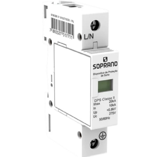 PROTETOR DE SURTO 20KA 275V CLASSE 2 - SOPRANO