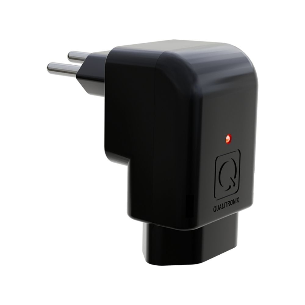 PROTETOR DE SURTO 2P+T 20A CL 3 PRETO PARA GELADEIRA - QUALITRONIX