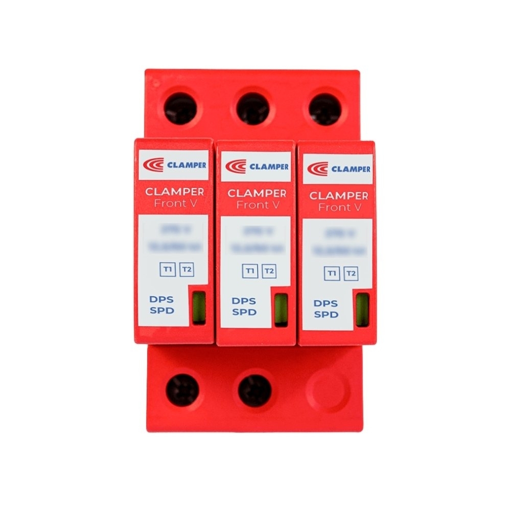PROTETOR DE SURTO 3 POLOS 60KA 275VCA FRONT CLASSE 2 - CLAMPER