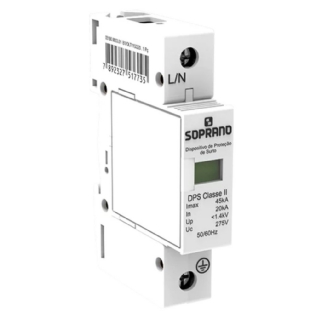 PROTETOR DE SURTO 45KA 275V CLASSE 2 - SOPRANO