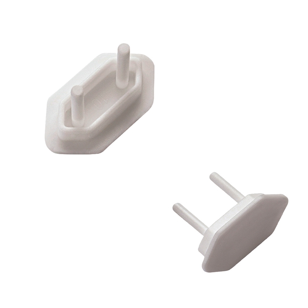 Protetor de Tomada Branco c/ 3 Pecas - Sforplast