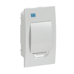 QUADRO EMBUTIR PARA 4 DISJUNTORES DIN PVC PORTA BRANCO - WEG