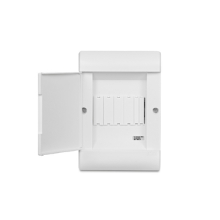 QUADRO EMBUTIR PARA 5 DISJUNTORES DIN BRANCO WALL - STECK