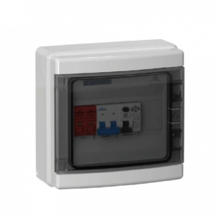 QUADRO PROTECAO CARREGADOR VEICULARES 7,4KW 220V 32A CINZA SEM TOMADA - SOPRANO