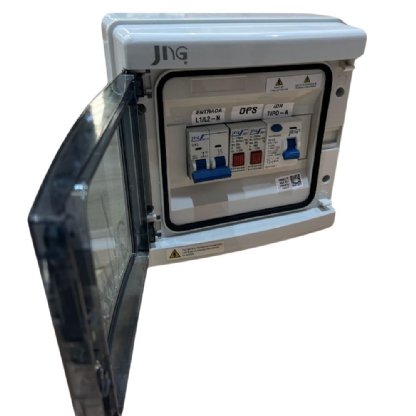 QUADRO PROTETOR CARREGADOR VEICULAR 7,5KW 220V SEM TOMADA - JNG