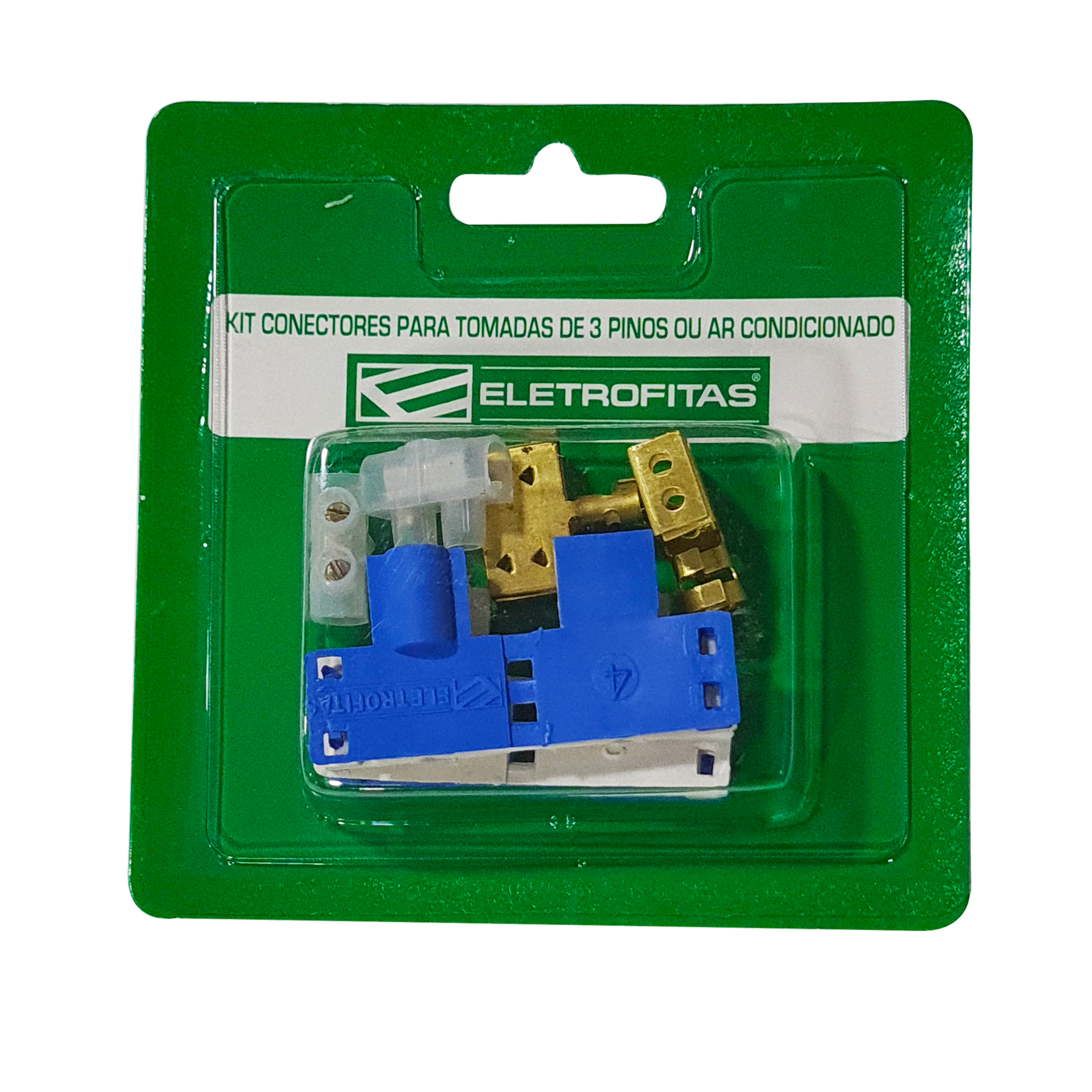 Kit Conectores 3 Vias 20A 4 pecas - Eletrofitas