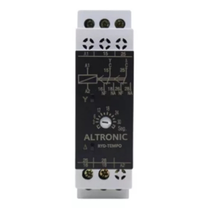 RELE TEMPO ESTR-TRIANG 30S 24-240VCA/VCC - ALTRONIC