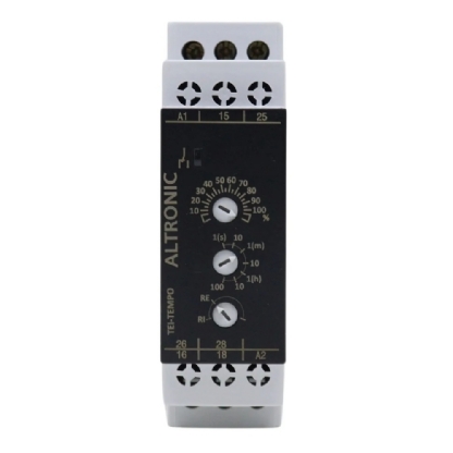 RELE TEMPO RETARDO/PULSO MULTI 24-240VCA/VCC 1NAF - ALTRONIC