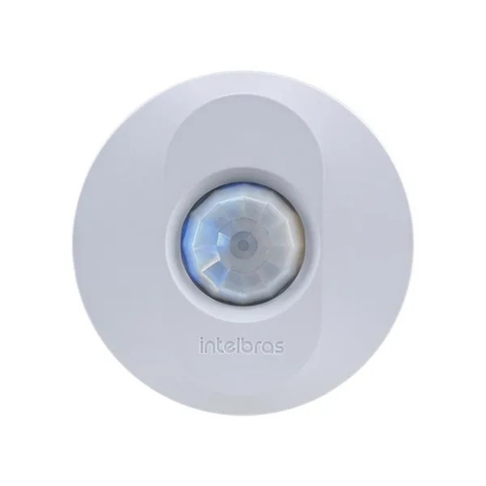 SENSOR PRESENCA 360G SOBREPOR/EMBUTIR BRANCO - INTELBRAS