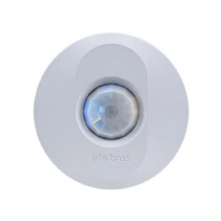 SENSOR PRESENCA 360G SOBREPOR/EMBUTIR BRANCO - INTELBRAS