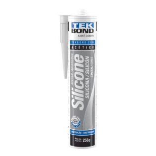 SILICONE ACETICO 256G CINZA - TEKBOND