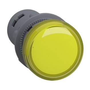 SINALIZADOR PLASTICO 22MM AMARELO 220VCA - SCHNEIDER