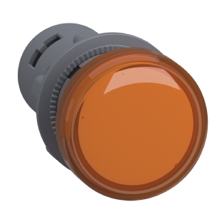 SINALIZADOR PLASTICO AMARELO 22MM MONOBLOCO 220V - SCHNEIDER