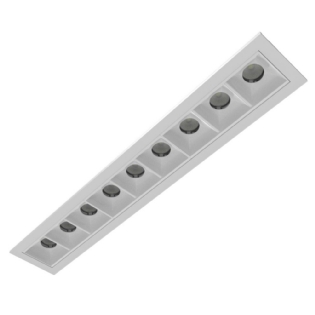 SPOT LED EMBUTIR ECO 20W BIVOLT LUZ AMARELA 3000K 1830LM BRANCO 20G IP40 - INTERLIGHT