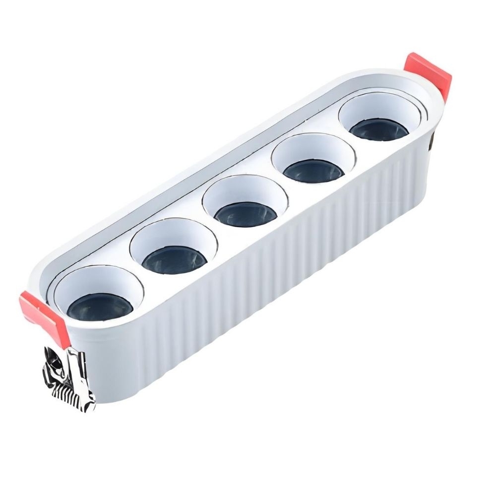 SPOT DOT INFINITE EMBUTIR 10W BIVOLT LUZ AMARELA 4000K 700LM 15G BRANCO - LUMINATTI