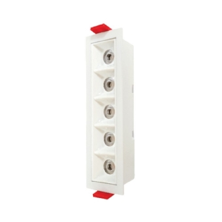 SPOT FOCO EMBUTIR 10W BIVOLT LUZ AMARELA 2700K 760LM 24G BRANCO - GAYA
