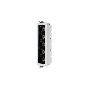 SPOT FOCCO EMBUTIR 10W BIVOLT LUZ AMARELA 2700K 760LM 24G BRANCO/PRETO - GAYA