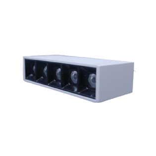 SPOT FOCCO SOBREPOR 10W BIVOLT LUZ NEUTRA 4000K 760LM 24G BRANCO/PRETO - GAYA