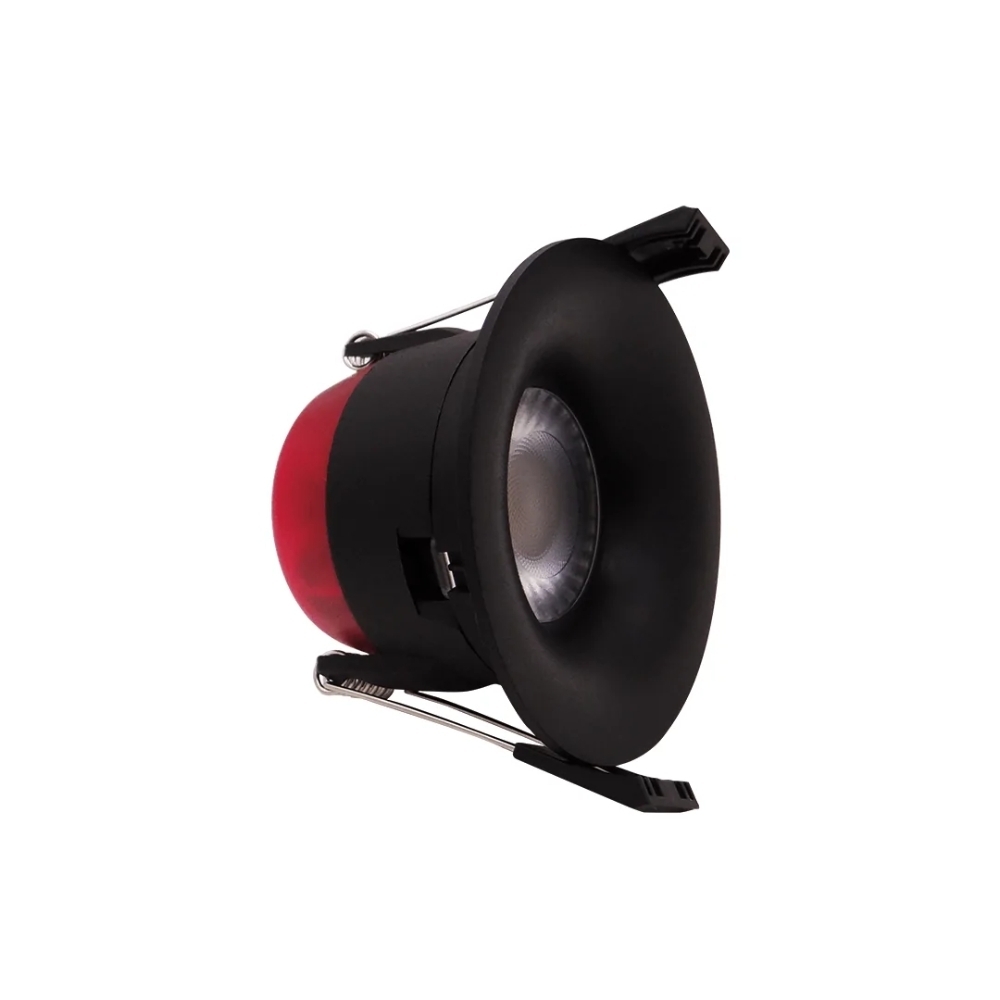 SPOT LED EMBUTIR 8W BIVOLT 2700/3000/4000/6500K 640LM PRETO 55G IP65 - GAYA