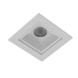 SPOT LED EMBUTIR ECO 3W BIVOLT LUZ AMARELA 3000K 230LM BRANCO 20G IP40 - INTERLIGHT