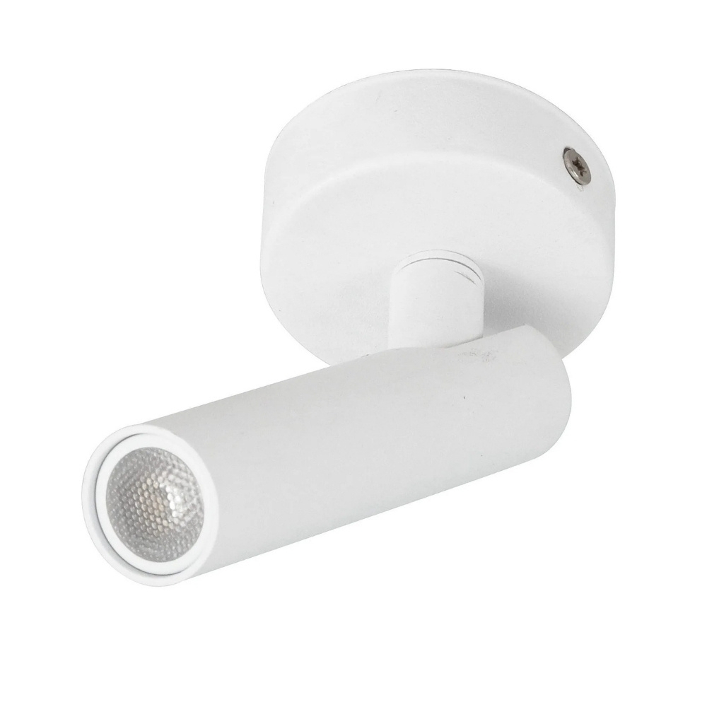 SPOT LED LEYA SOBREPOR 2W BIVOLT LUZ AMARELA 3000K 150LM BRANCO DIRECIONAVEL - GAYA