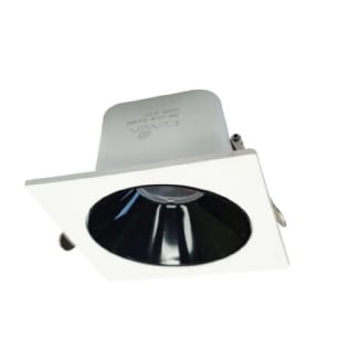 SPOT LED MIRA 18W BIVOLT 4000K 1800LM 24G BRANCO/PRETO QUADRADO - GAYA