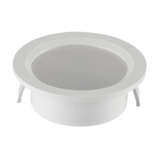 SPOT LED WOODY EMBUTIR 2W BIVOLT LUZ AMARELA 3000K 80LM REDONDO BRANCO - GAYA