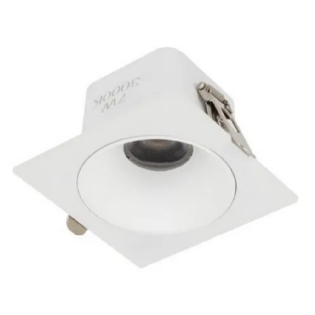 SPOT MIRA EMBUTIR 7W BIVOLT 4000K 700LM QUADRADO IP20 - GAYA