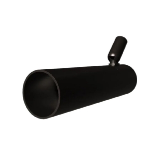 SPOT PARA PERFIL PARA 1 LAMPADA DICROICA GU10 PRETO DINAMIC - LUMINATTI