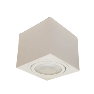 SPOT SOBREPOR PARA 1 LAMPADA AR70 BM QUADRADO - GOLIGHT