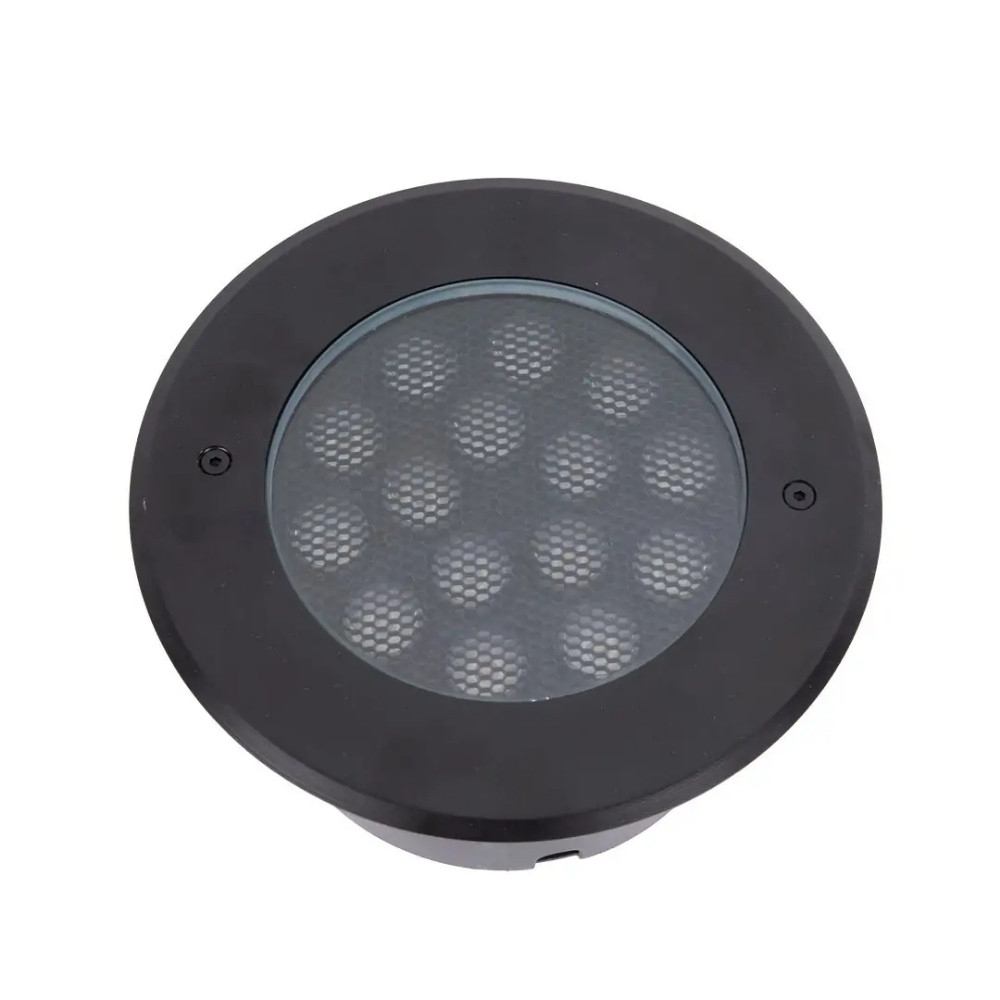 SPOT SOLO LED EMBUTIR 15W BIVOLT LUZ AMARELA 3000K 1200LM PRETO ANTIOFUSCANTE IP67 - GAYA