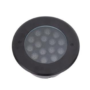 SPOT SOLO LED EMBUTIR 15W BIVOLT LUZ AMARELA 3000K 1200LM PRETO ANTIOFUSCANTE IP67 - GAYA