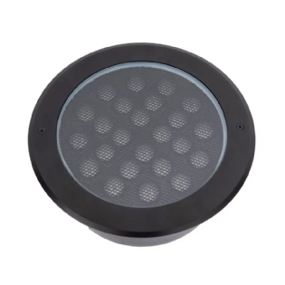 SPOT SOLO LED EMBUTIR 24W BIVOLT LUZ AMARELA 3000K 2000LM PRETO ANTIOFUSCANTE IP67 - GAYA