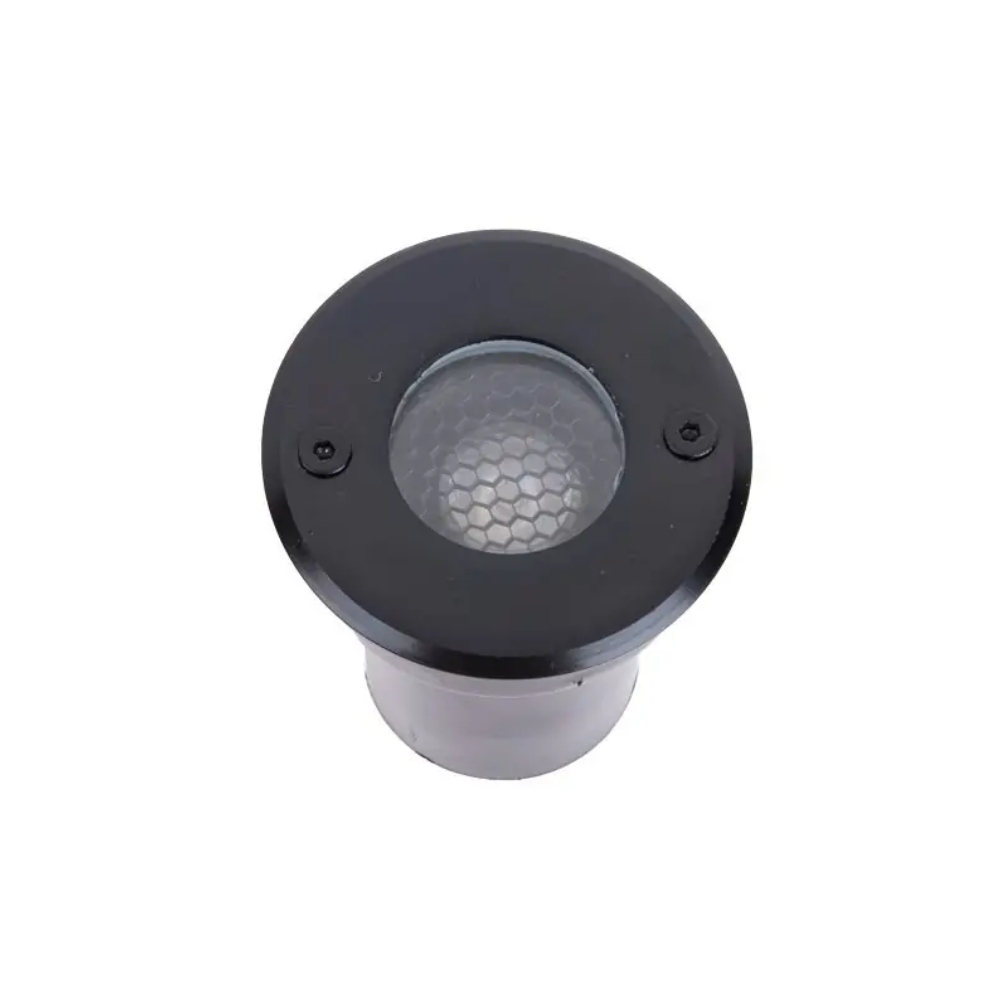 SPOT SOLO LED EMBUTIR 3W BIVOLT LUZ AMARELA 3000K 240LM PRETO ANTIOFUSCANTE IP67 - GAYA