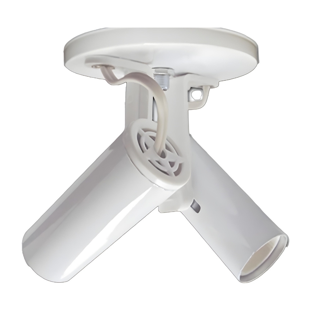Spot Tubinho Branco para 2 Lampadas E27 ate 60w - Kin Light