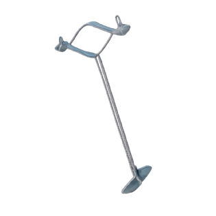 SUPORTE PARA TUBO PROT 1.1/2 POLEGADA COM ENCOSTO - PARATEC